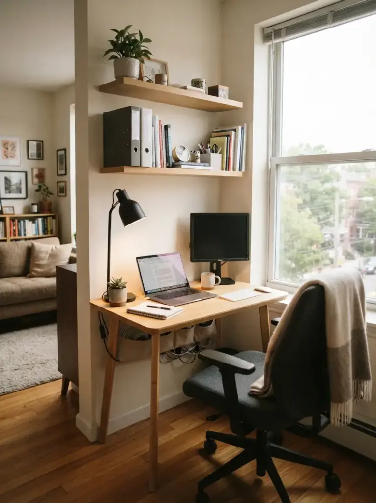 Design A Small But Comfortable Work Area