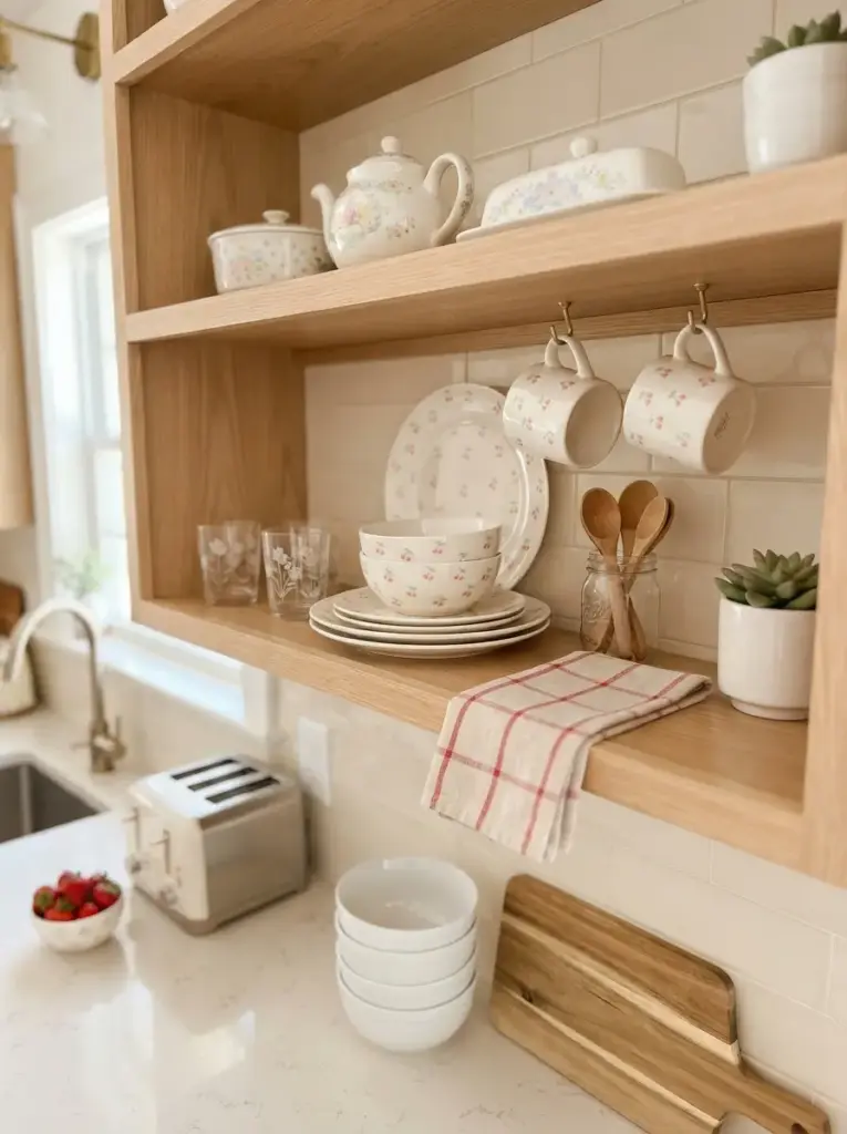 Display Cute Dishware in Small Groups