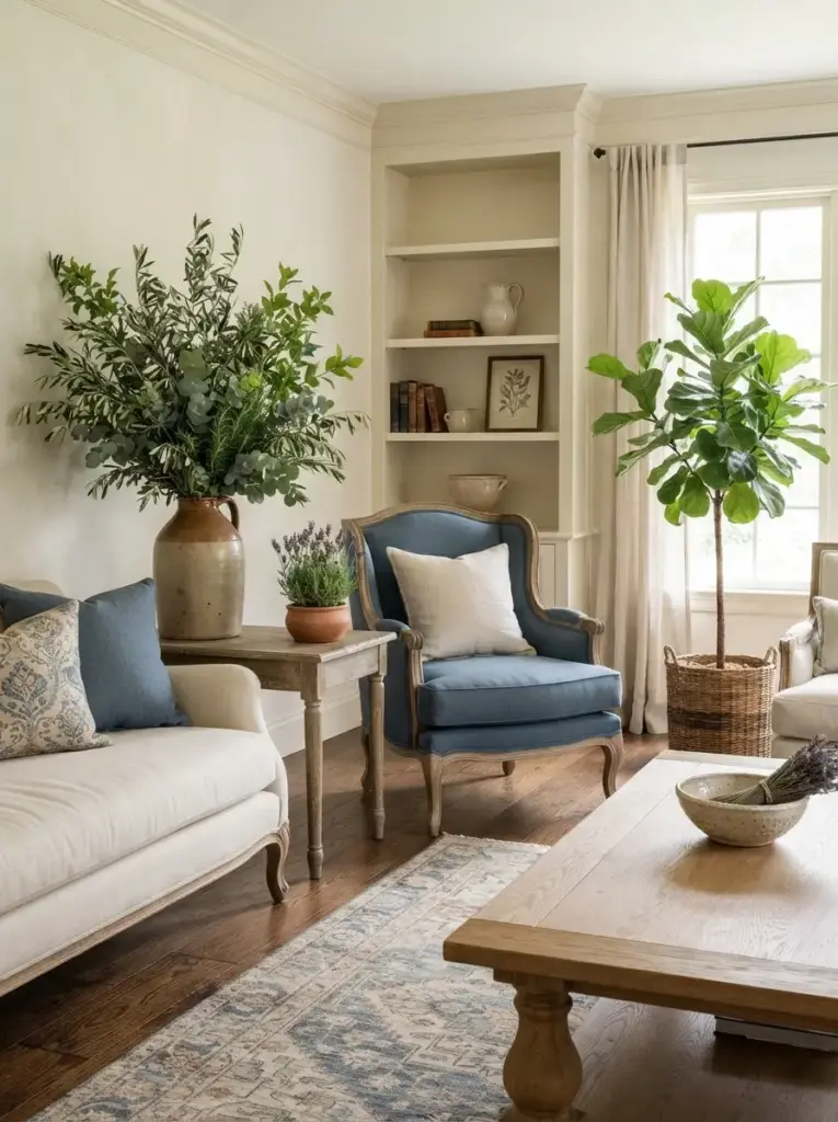 Finish With Natural Greenery and Seasonal Branches
