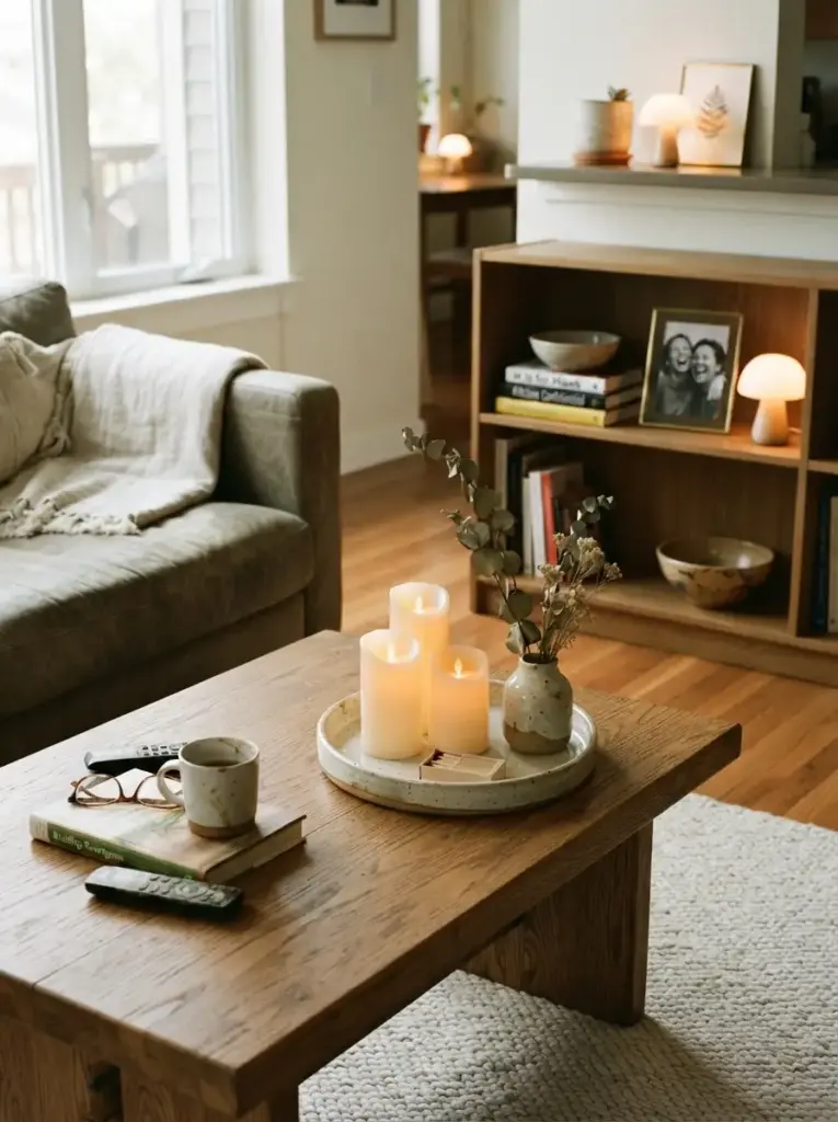 Finish With Personal Objects and Gentle Glow
