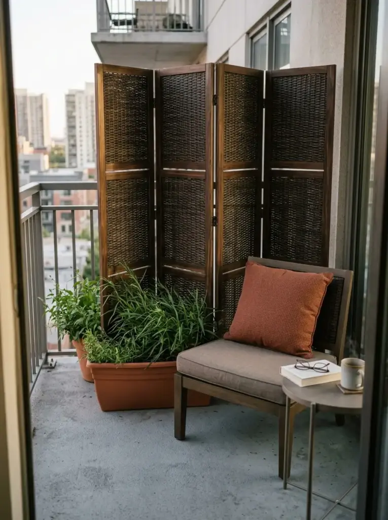 Folding Privacy Screens for Renters