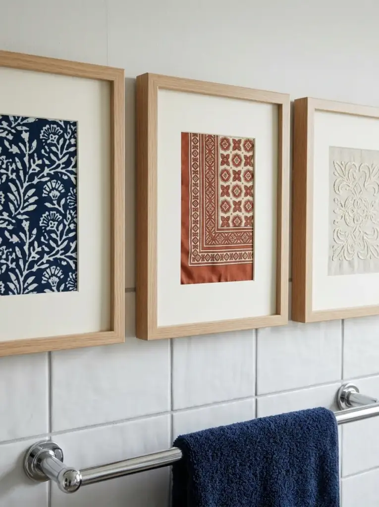 Hang Framed Fabric or Wallpaper Samples