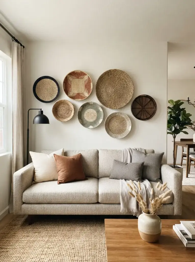 Hang Lightweight Baskets and Woven Trays