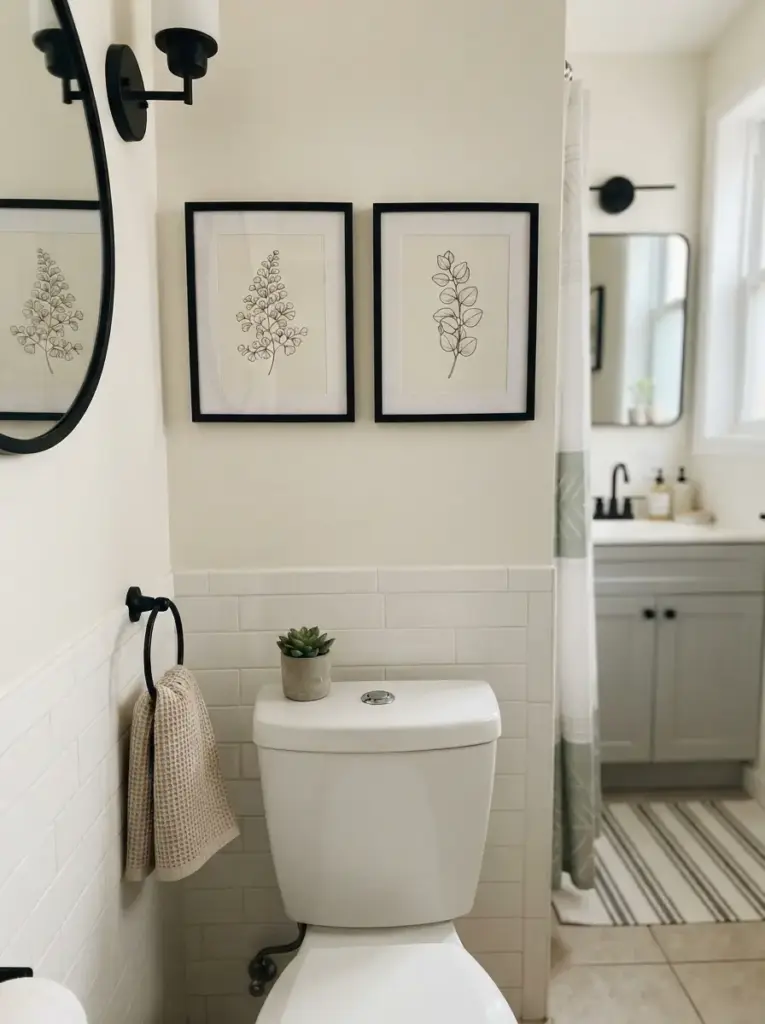 Hang a Pair of Coordinated Art Prints