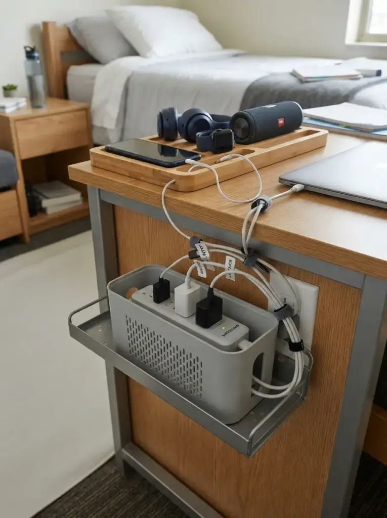 Hide Cables with a Charging Station