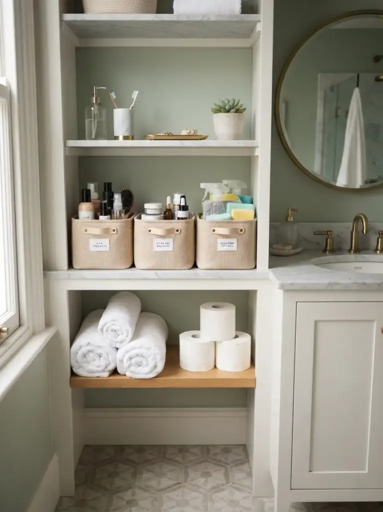 Hide Packaging With Baskets and Closed Containers