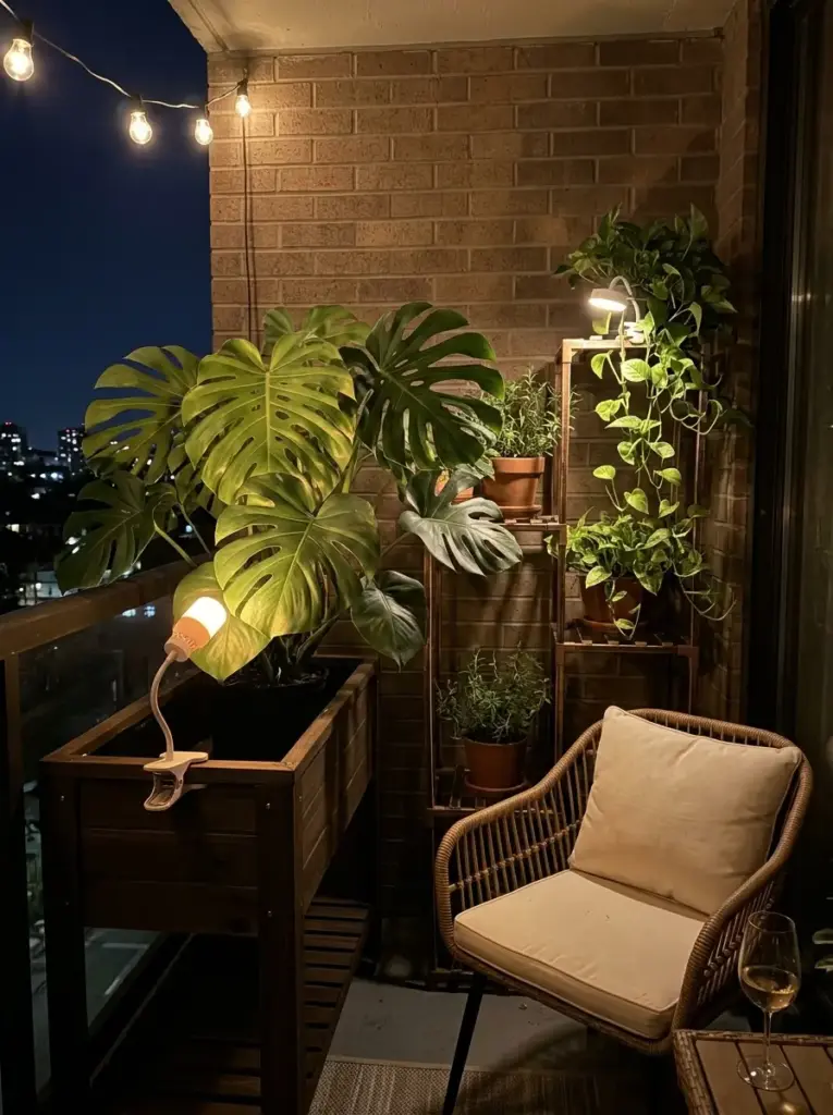 Highlight Plants With Clip-On Lights
