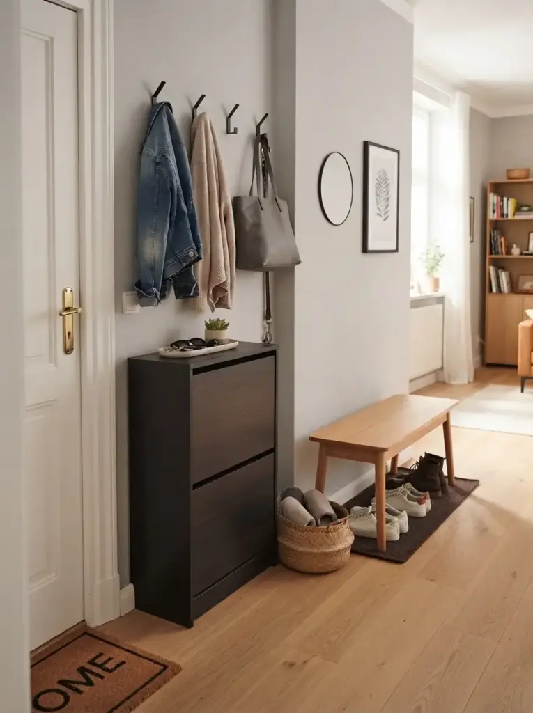Improve the Entryway With Simple Organisation