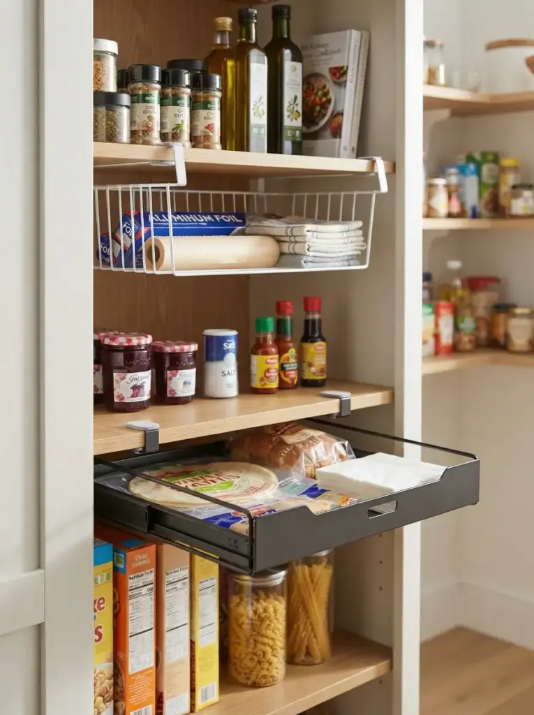 Install Under-Shelf Storage Where Space Allows