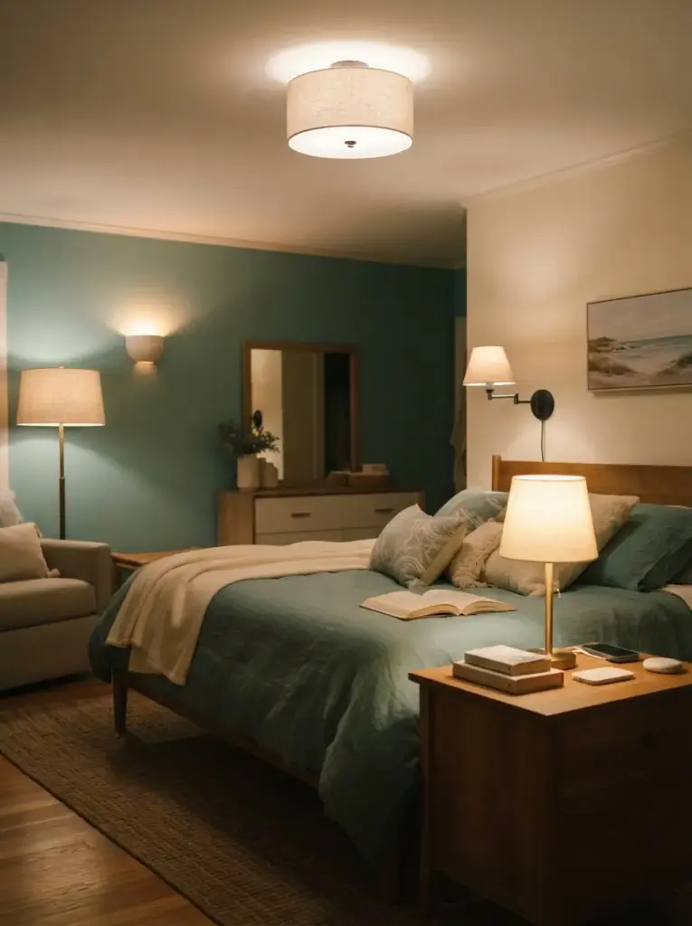 Install Warm Layered Lighting