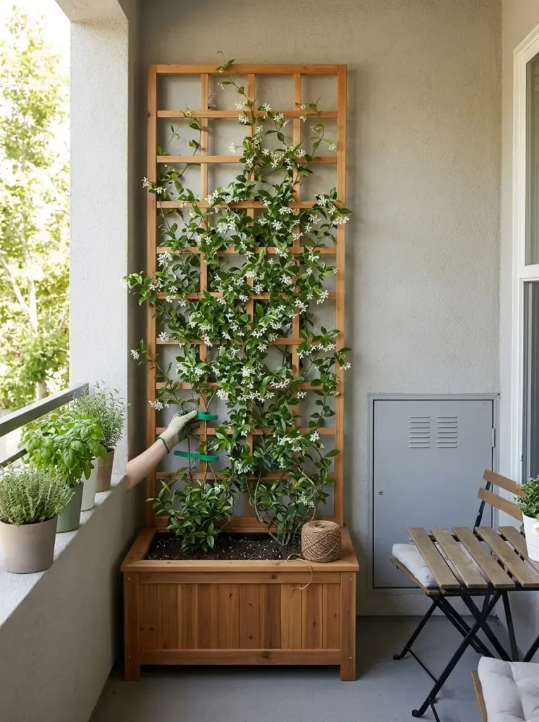 Install a No-Drill Trellis for Climbing Plants