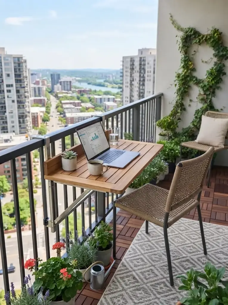 Install a Railing Table Instead of a Floor Table