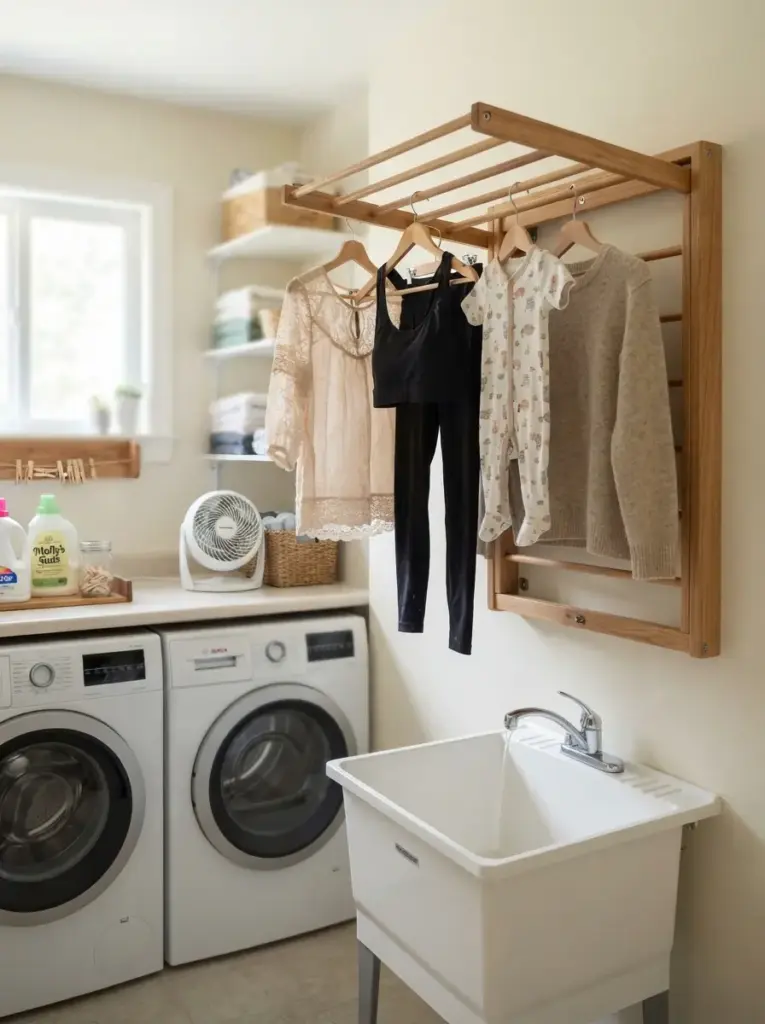Install a Wall-Mounted Drying Rack