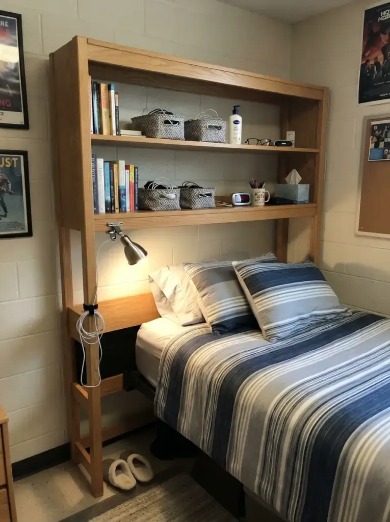 Install an Over-the-Bed Shelf Safely