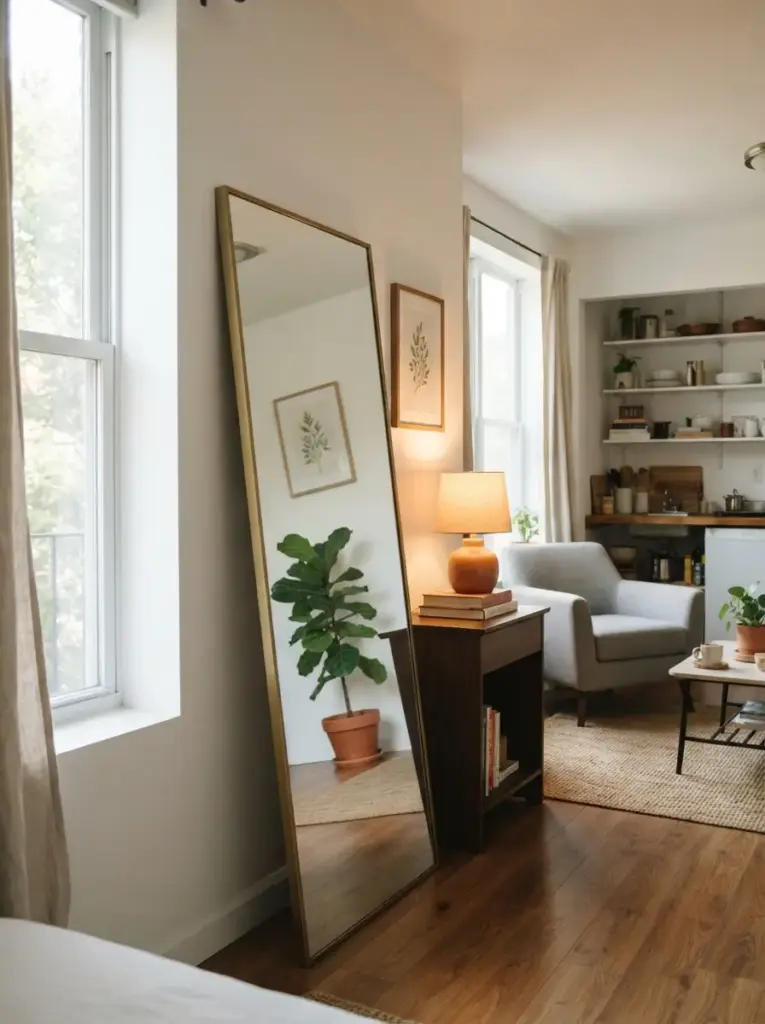 Install mirrors where they support light