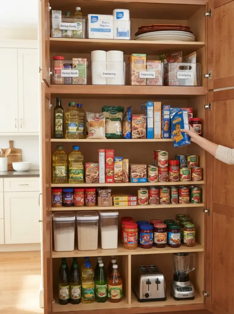 Keep Everyday Items at Eye Level