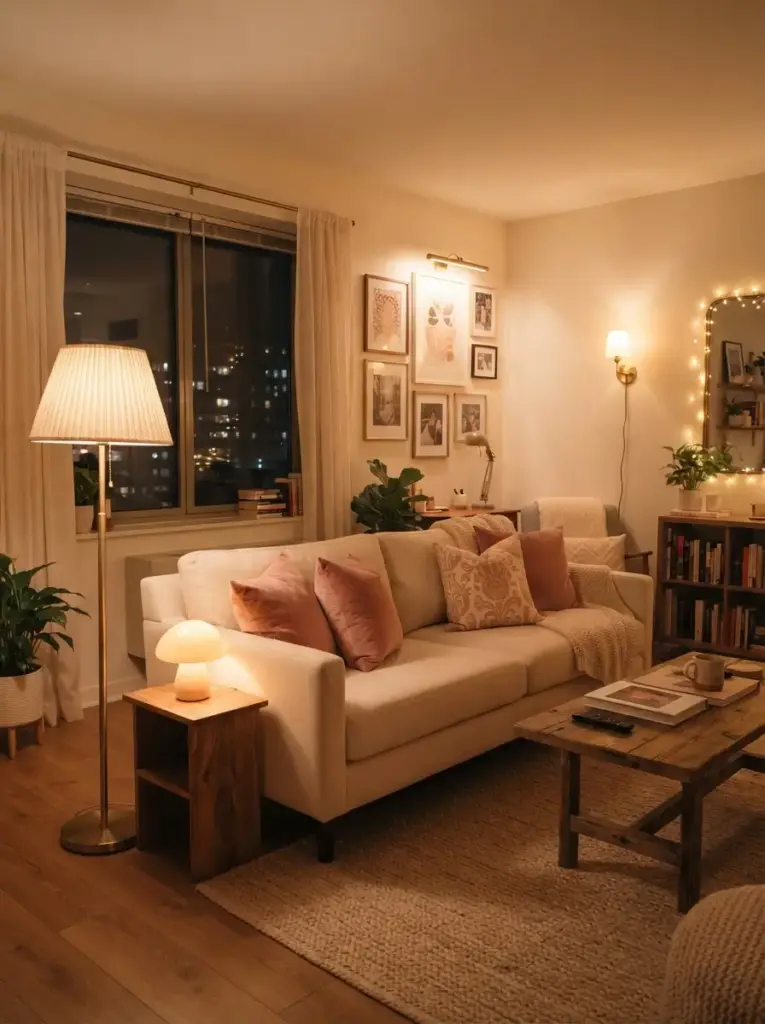 Layer Lighting Instead of Relying on Ceiling Lights