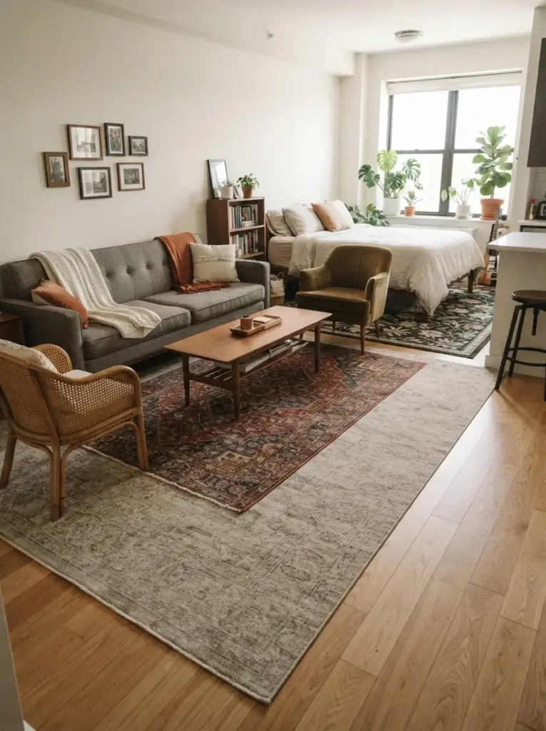 Layer Rugs to Add Depth Without Permanent ChangesLayer Rugs to Add Depth Without Permanent Changes