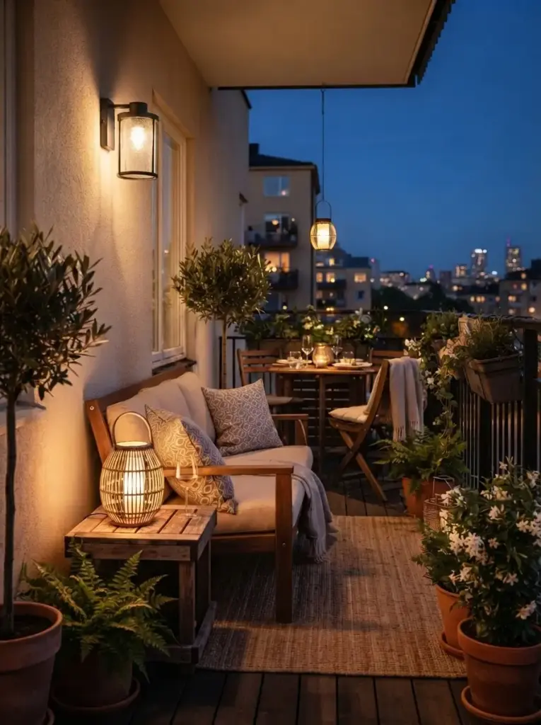 Layer Warm Lighting for Evening Use