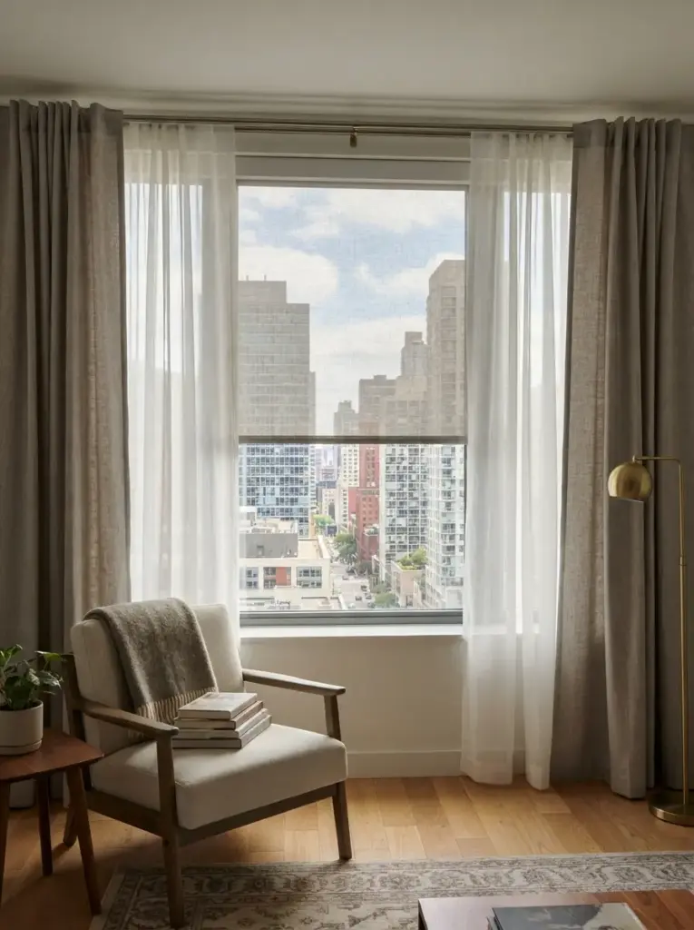 Layer privacy without losing daylight