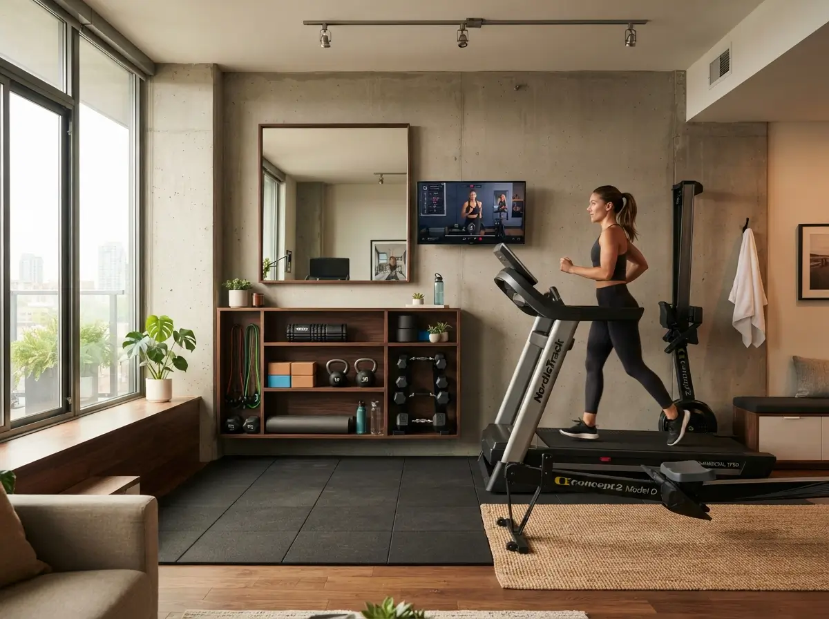 Modern Apartment Gym Setup Ideas For Fitness Lovers