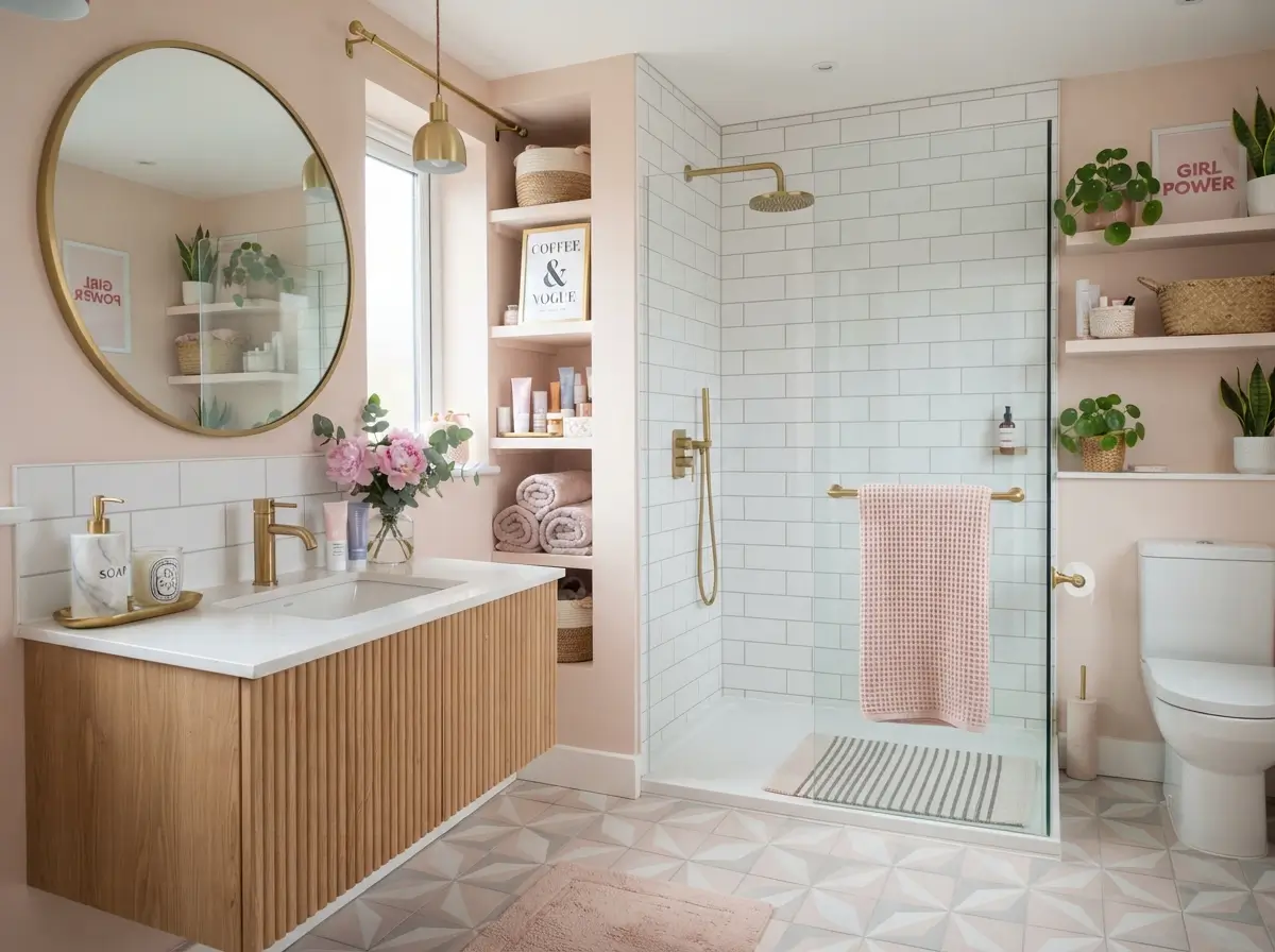 Modern Girly Apartment Bathroom Decor Ideas to Copy Now