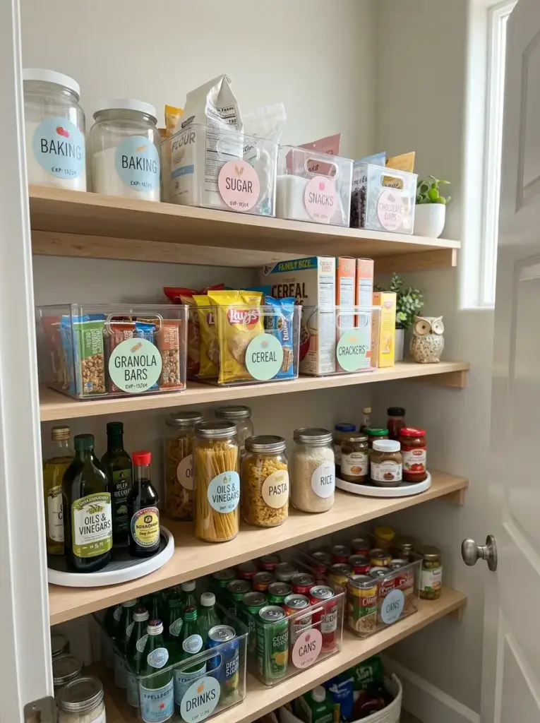 Organize the Pantry With Coordinated Labels