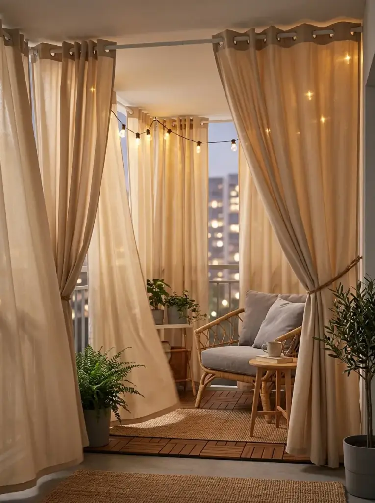 Outdoor Curtains for Soft Flexible Screening