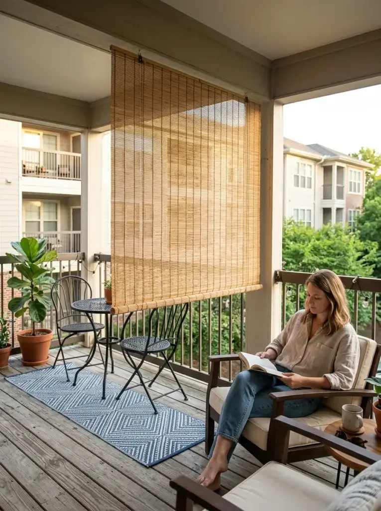 Outdoor Roller Shades for Adjustable Coverage