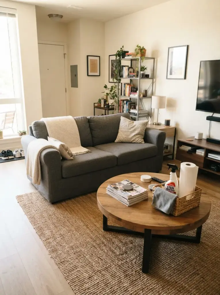 Pick Durable Fabrics and Easy-Clean Finishes