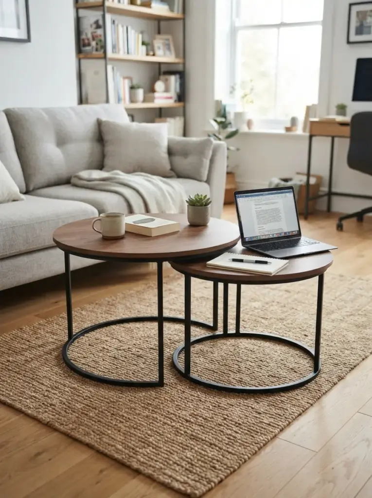 Pick Nesting Tables for Flexible Surface Space