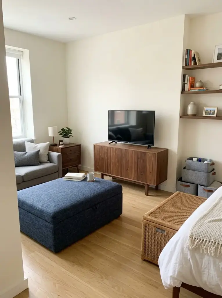 Pick Storage Furniture That Hides Visual Clutter