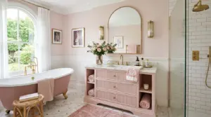 Pink Bathroom Decor Ideas That Feel Pretty and Polished