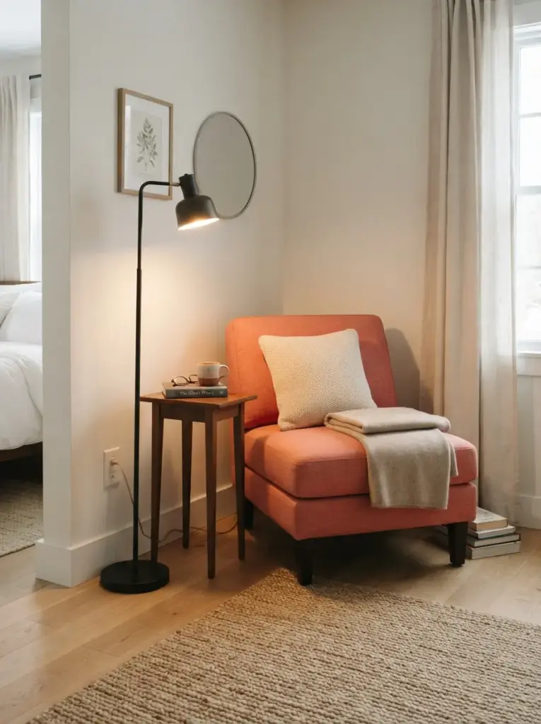 Place Coral in a Small Reading Corner