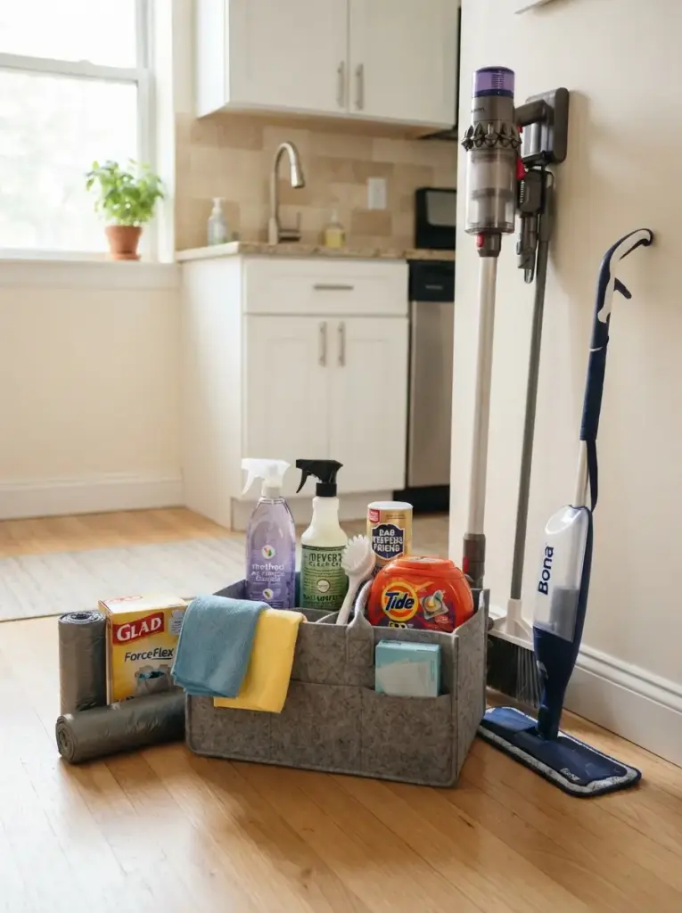 Prepare a Cleaning and Maintenance Station