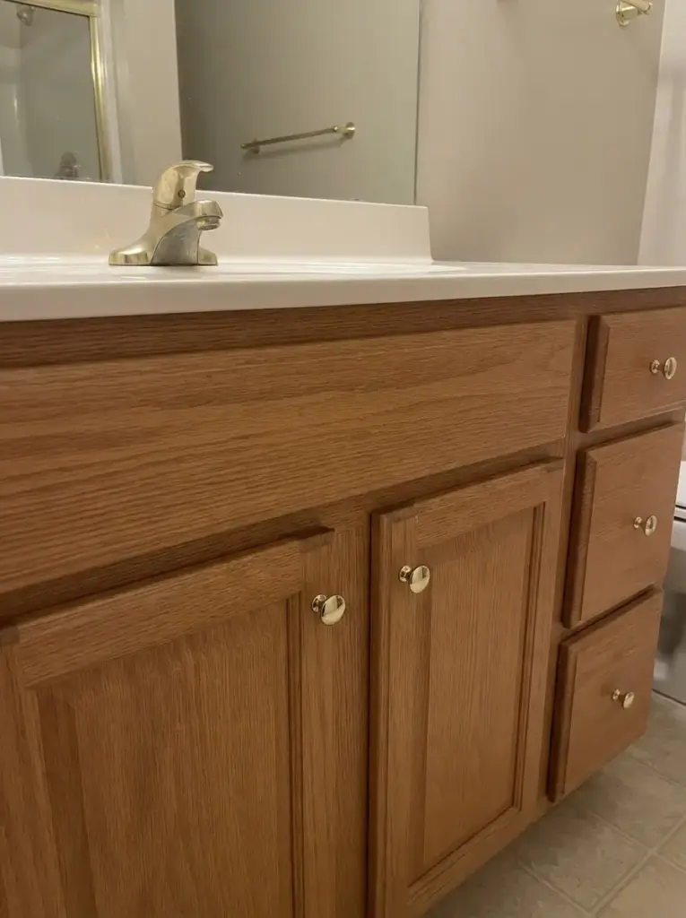 Refresh hardware without replacing the vanity