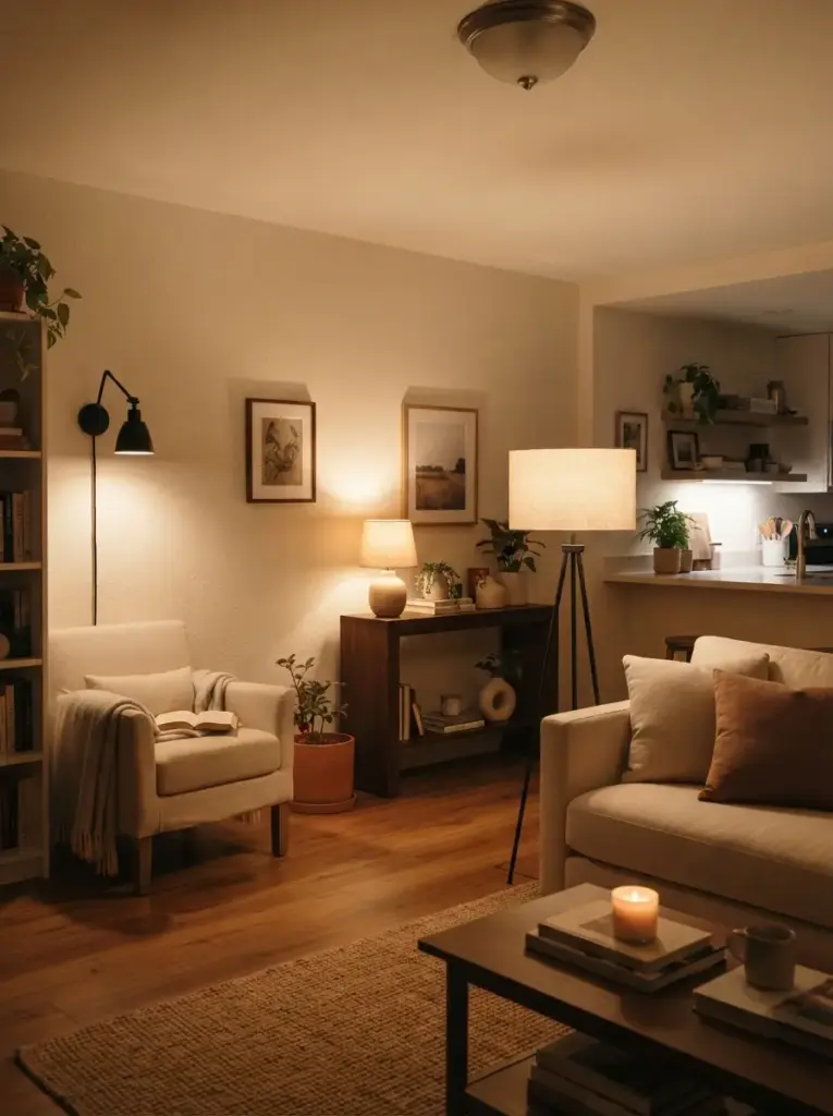 Replace Cool Bulbs With Warm Layered Lighting