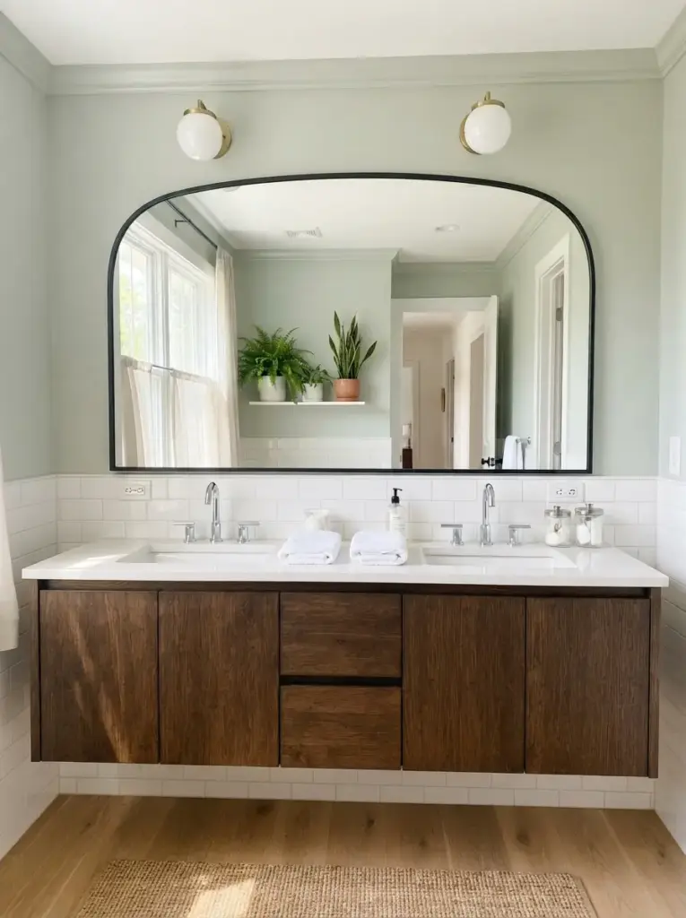 Replace a Small Mirror With an Oversized Design