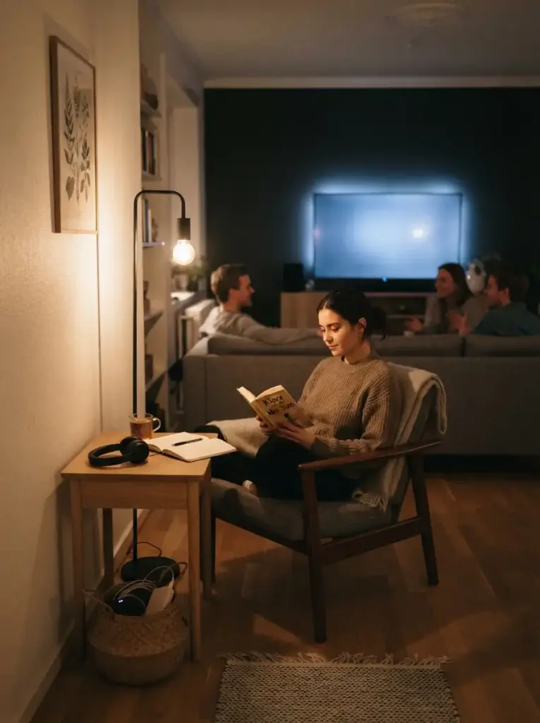 Reserve One Quiet Corner for Late-Night Study