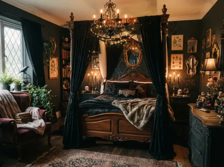 Romantic Goth Bedroom Ideas to Make Your Space Bewitching