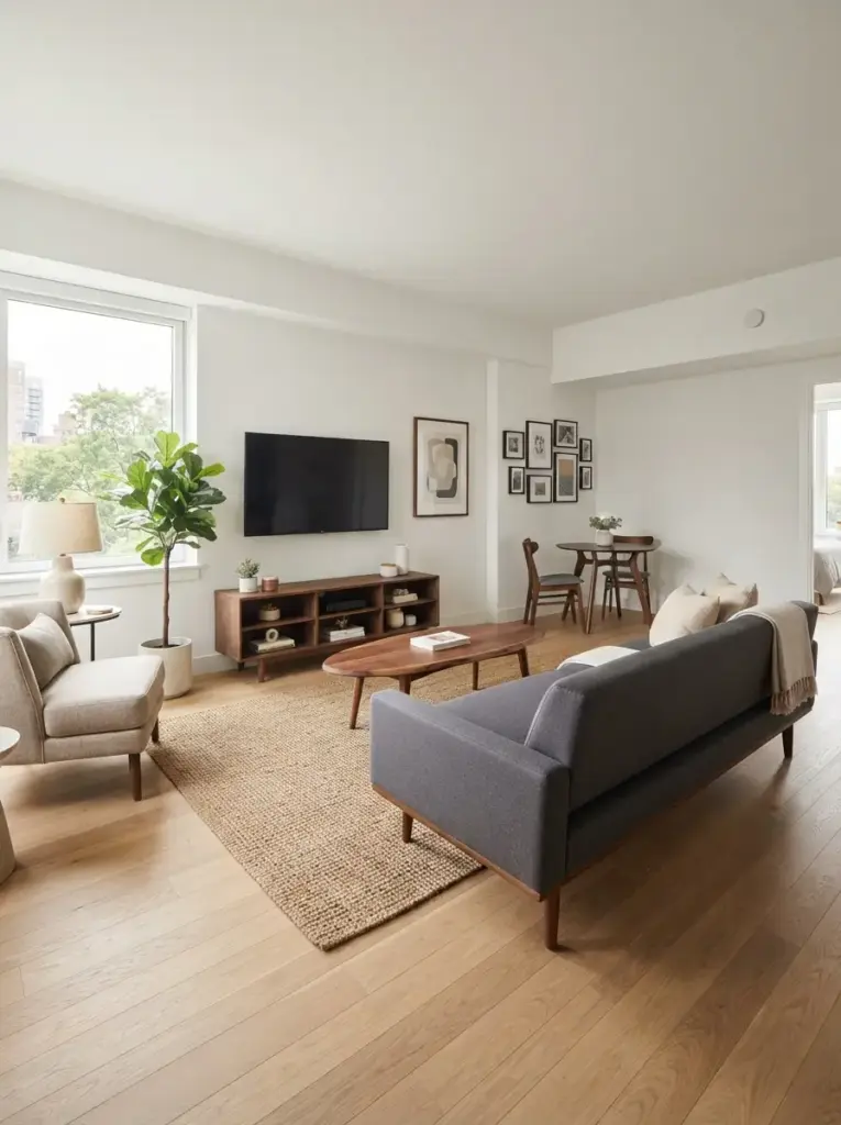 Select Low Furniture to Increase Visible Wall Height