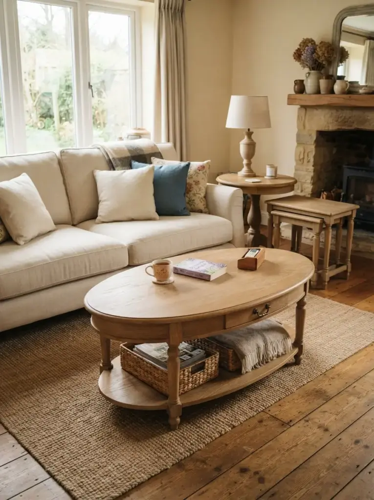 Select Tables With Useful Storage and Rounded Details