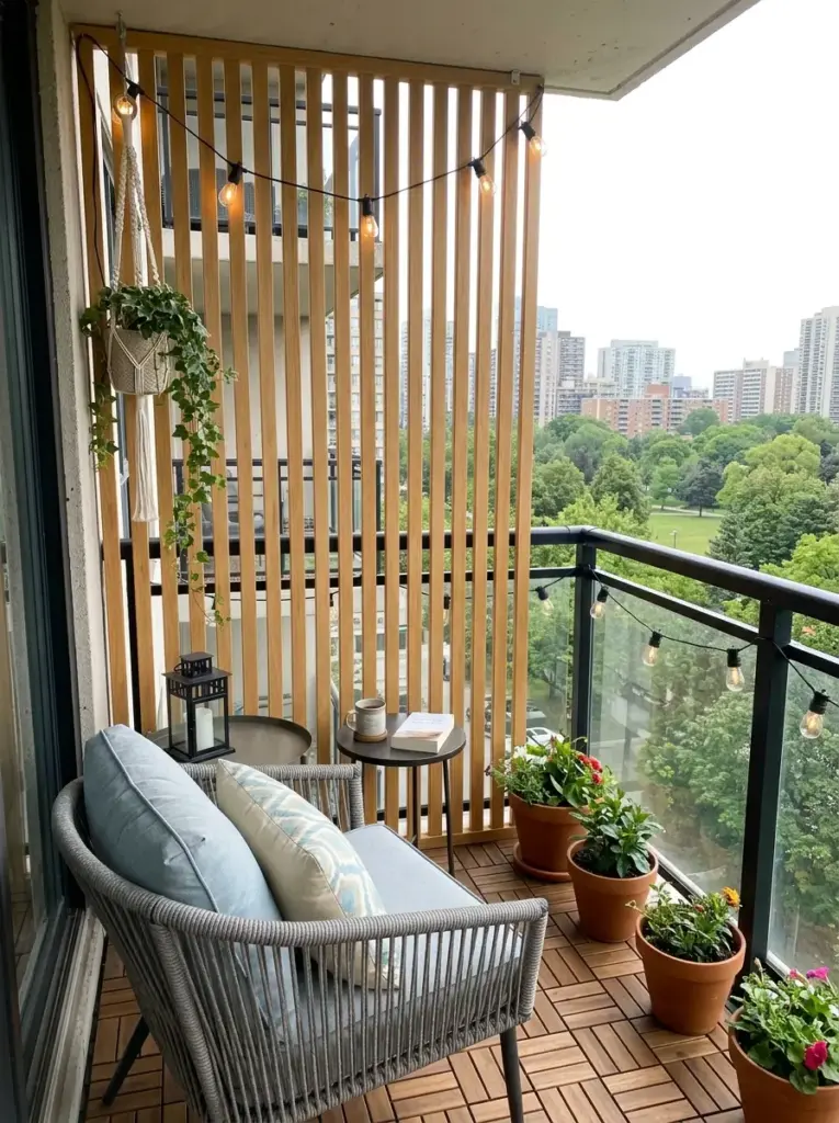Side Privacy Panels for Neighbor-Facing Balconies