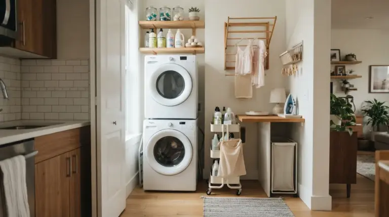 Small Apartment Laundry Corner Ideas That Save Space