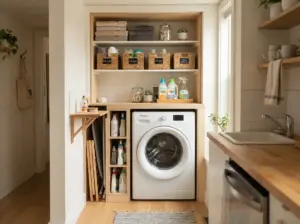 Small Apartment Laundry Corner Ideas for Tiny Homes