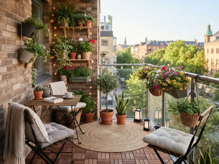 Small Balcony Ideas to Upgrade Tiny Outdoor Spaces