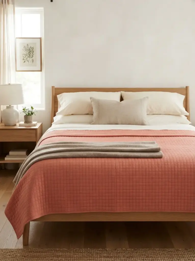 Start With One Coral Bedding Layer
