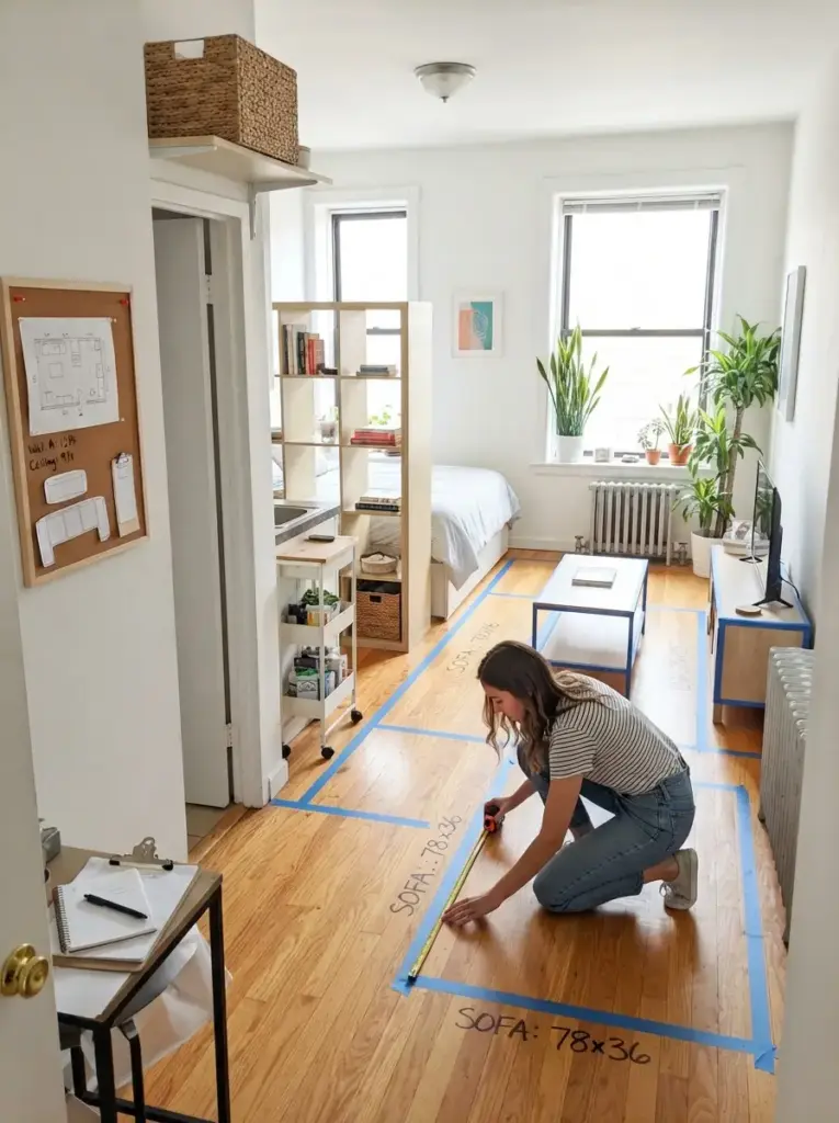 Start with a measured floor plan
