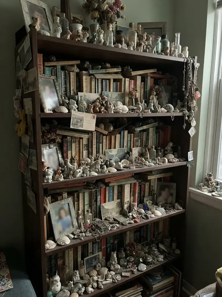 Style Shelves With Books, Objects, and Empty Space