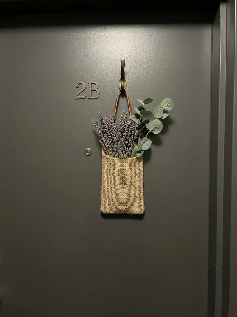 Style a Narrow Vertical Door Hanger